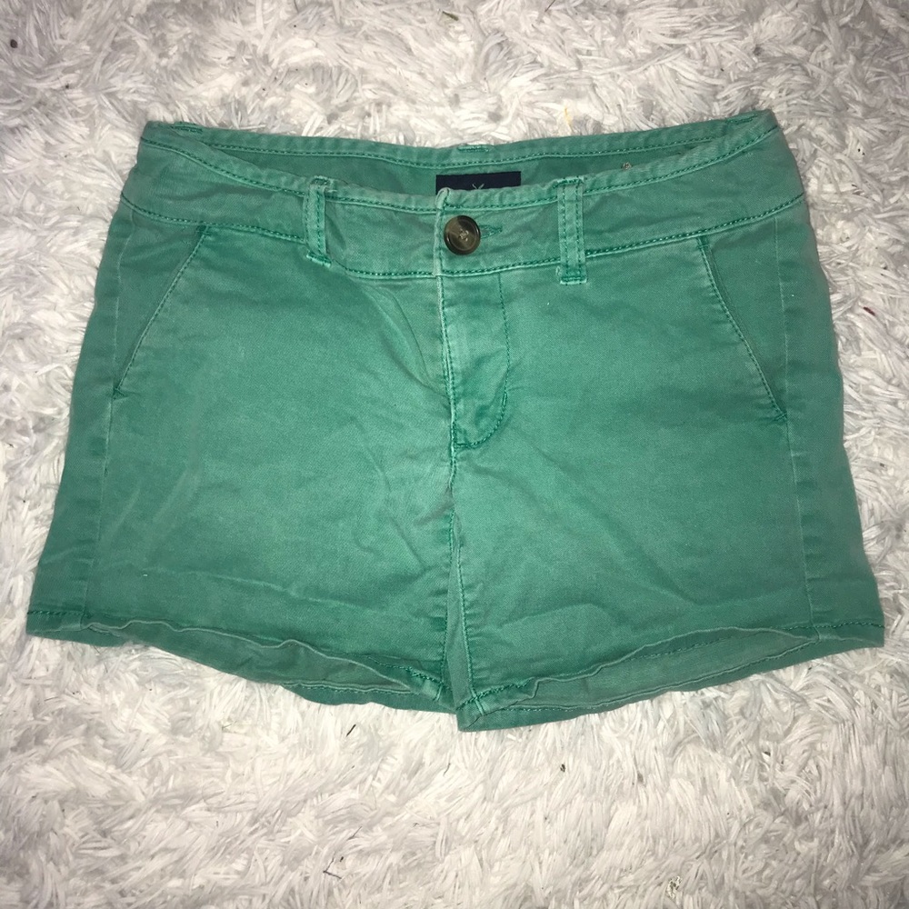 American Eagle Outfitters Midi Shorts Teal